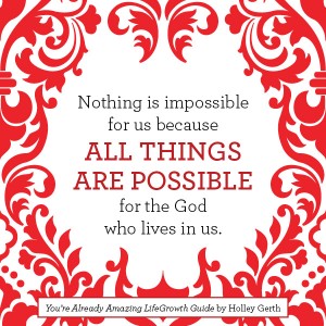 all things are possible in God